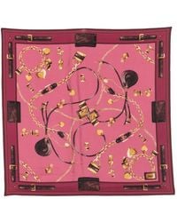Chloé - Seidenschal Mit Schmuck-Print - Lyst