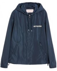 Valentino Garavani - Chez-Print Hooded Windbreaker - Lyst