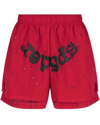 Sp5der - Og Web Double Layer Shorts - Lyst