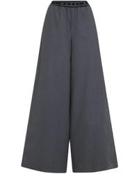 Marni - Logo-Band Wool Trousers - Lyst