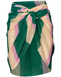 Baobab - Malaki Striped Sheer Pareo - Lyst