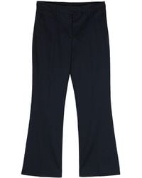 DR. HOPE - Cropped Flared Trousers - Lyst