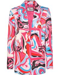 Philipp Plein - Graphic-Print Single-Breasted Blazer - Lyst