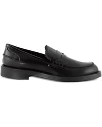 Guglielmo Rotta - Penny-Stitched Leather Loafers - Lyst