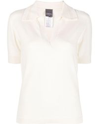 Lorena Antoniazzi - Short-sleeve Knitted Polo Shirt - Lyst