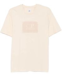 C.P. Company - T-Shirt Met Logodetail - Lyst