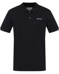 McQueen - Katoenen Poloshirt Met Geborduurd Logo - Lyst