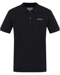 McQueen - Katoenen Poloshirt Met Geborduurd Logo - Lyst