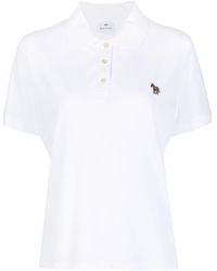 PS by Paul Smith - Poloshirt Met Zebrapatch - Lyst