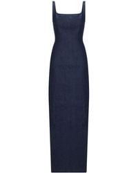 Jacquemus - La Robe De-Nîmes Spoglio Maxi Dress - Lyst