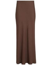 Brunello Cucinelli - Maxi-Rok Met Split - Lyst