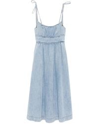 Zimmermann - Wanderlust Sleeveless Midi Dress - Lyst