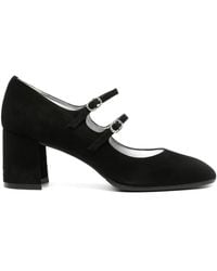 CAREL PARIS - Escarpins Alice 60 Mm En Daim À Boucle Ornée De Cristaux - Lyst