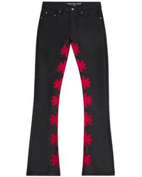 LOSTSHDWS - Og Wax Leather Bootcut Trousers - Lyst