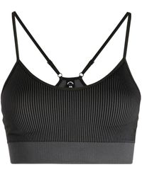 The Upside - Logo-embroidered Ribbed Sports Bra - Lyst