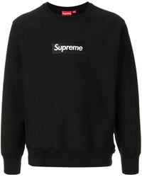 Supreme - Box-logo Crew-neck Sweatshirt - Lyst