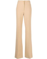 Moschino - High-Waist Wide-Leg Trousers - Lyst