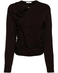 Lemaire - Cardigan mit Trompe-l'Oeil-Muster - Lyst