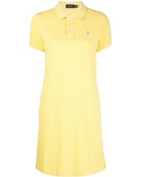 Polo Ralph Lauren - Polo-pony Embroidered Dress - Lyst