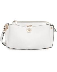Guess - Isobel Logo-Plaque Cross-Body Bag - Lyst