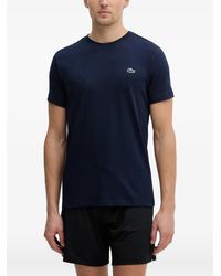 Lacoste - T-Shirt Met Logopatch - Lyst