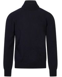 Agnona - Turtleneck Long-Sleeve Sweater - Lyst