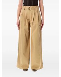 Sessun - Pantalon À Plis Et Taille Ceinturée - Lyst