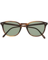 Oliver Peoples - Forman L.A. Round-Frame Sunglasses - Lyst