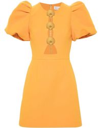 Rebecca Vallance - Cut-out Crepe Mini Dress - Lyst