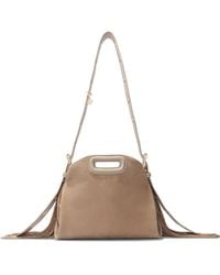 Maje - Mini Miss M Fringe-Top Shoulder Bag - Lyst