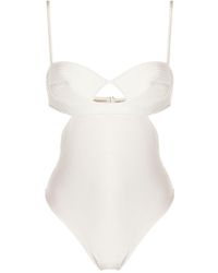 Adriana Degreas - Sweetheart-neck Cut-out Swimsuit - Lyst