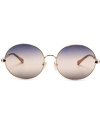 Chloé - Round-Frame Sunglasses - Lyst
