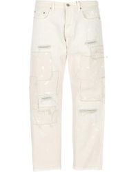 Junya Watanabe - Jeans Met Gerafeld Effect - Lyst