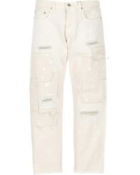 Junya Watanabe - Jean À Design Patchwork - Lyst