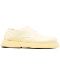 Marsèll - Round-toe Leather Derby Shoes - Lyst