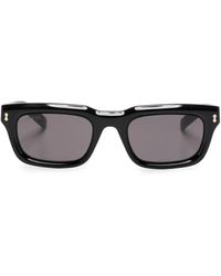 Gucci - Occhiali Da Sole Squadrati Con Logo Inciso - Lyst