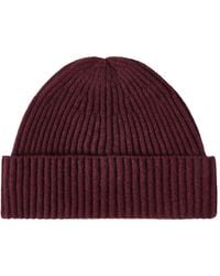 Brunello Cucinelli - Cashmere English Rib Double Knit Beanie Hat - Lyst