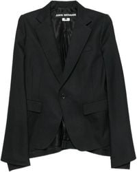 Junya Watanabe - Pinstripe-Pattern Cape-Style Blazer - Lyst