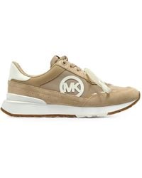 MICHAEL Michael Kors - Nova Logo-Patch Sneakers - Lyst