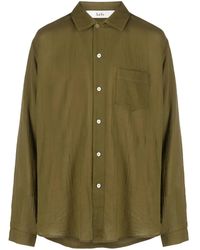 Séfr - Leo Long-Sleeve Cotton Shirt - Lyst