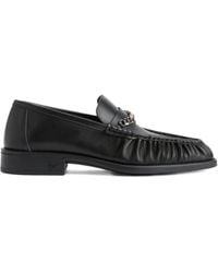 Giuseppe Zanotti - Weeston Chain Leather Loafers - Lyst