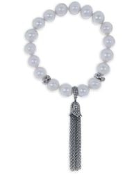 Loree Rodkin - Pearl And Diamond Bracelet - Lyst