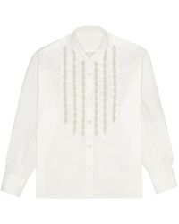 Fortela - Frederique Embroidered Poplin Shirt - Lyst