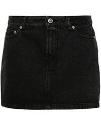 A.P.C. - Mid-rise Denim Miniskirt - Lyst