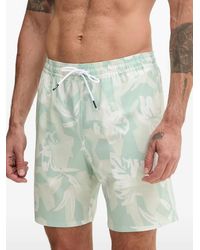 Oakley - Canary Palms Floral-Print Drawstring Swim Shorts - Lyst
