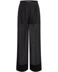 KARL LAGERFELD - Pocket Palazzo Pants - Lyst