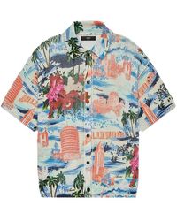 Amiri - All-Over Print Short-Sleeve Shirt - Lyst