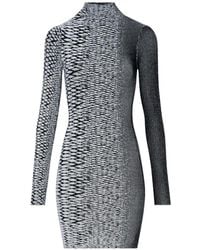 Jean Paul Gaultier - Abito Corto 3D Snake Skin A Maniche Lunghe - Lyst