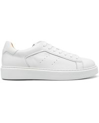 Doucal's - Perforated Leather Sneakers - Lyst