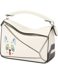 Loewe - Mini Puzzle Futurist Cat Tote Bag - Lyst